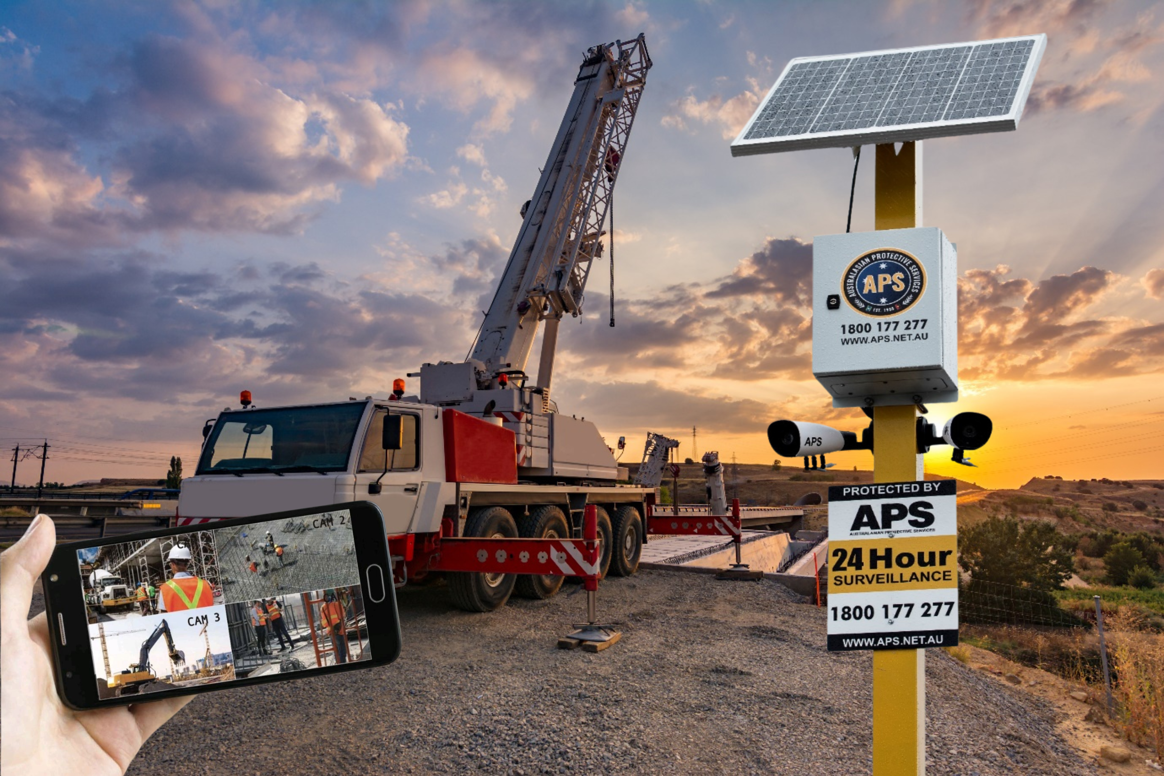 APS Solar Pole CCTV